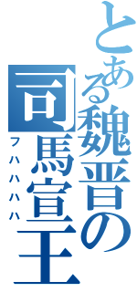 とある魏晋の司馬宣王（フハハハハ）