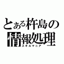 とある杵島の情報処理（スキルマニア）