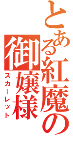 とある紅魔の御嬢様（スカーレット）