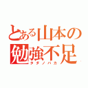 とある山本の勉強不足（タダノバカ）