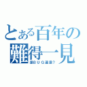 とある百年の難得一見（是ＢＵＧ還是？）