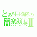 とある自衛隊の音楽演奏Ⅱ（ブラスバンド）