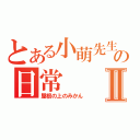 とある小萌先生の日常Ⅱ（屋根の上のみかん）