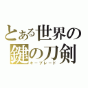 とある世界の鍵の刀剣（キーブレード）