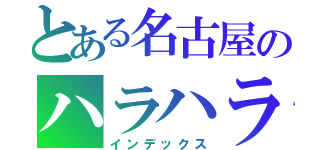 とある名古屋のハラハラポー（インデックス）