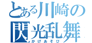 とある川崎の閃光乱舞（かげあそび）