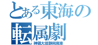 とある東海の転属劇（神領大垣静岡廃車）