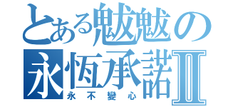 とある魃魃の永恆承諾Ⅱ（永不變心）