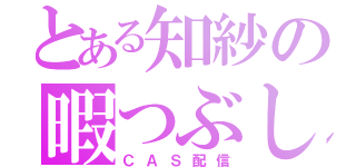 とある知紗の暇つぶし（ＣＡＳ配信）