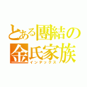 とある團結の金氏家族（インデックス）