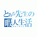 とある先生の暇人生活（フリーライフ）