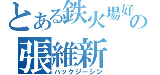 とある鉄火場好の張維新（バックジーシン）