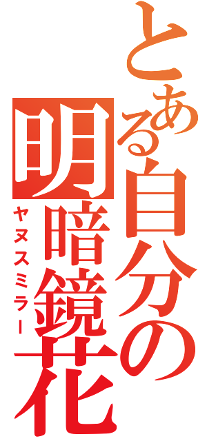 とある自分の明暗鏡花（ヤヌスミラー）