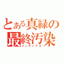 とある真緑の最終汚染（インデックス）