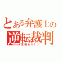 とある弁護士の逆転裁判（意義あり！！）