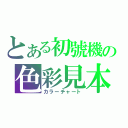 とある初號機の色彩見本（カラーチャート）