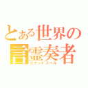 とある世界の言霊奏者（コマンドスペル）