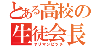 とある高校の生徒会長（ヤリマンビッチ）