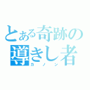 とある奇跡の導きし者（カノン）