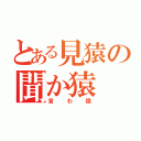 とある見猿の聞か猿（言わ猿）