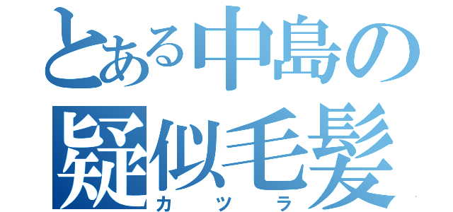 とある中島の疑似毛髪（カツラ）