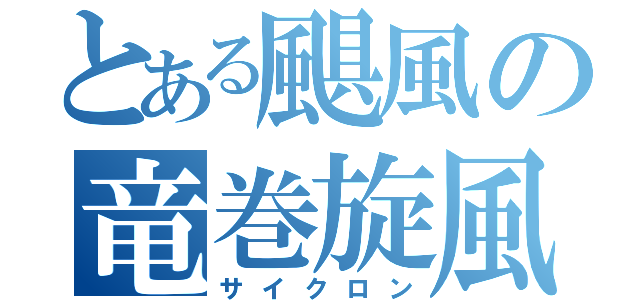 とある颶風の竜巻旋風脚（サイクロン）