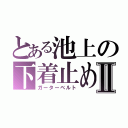 とある池上の下着止めⅡ（ガーターベルト）