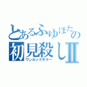 とあるふゆほたるの初見殺しⅡ（ワンルックキラー）