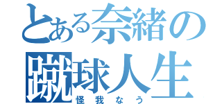 とある奈緒の蹴球人生（怪我なう）