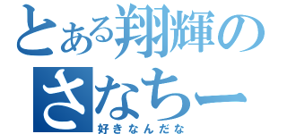 とある翔輝のさなちーん（好きなんだな）