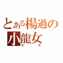 とある楊過の小龍女（丈夫）