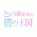 とある浦安市の鼠の王国（ディズニーランド）