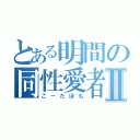 とある明間の同性愛者Ⅱ（こーたほも）