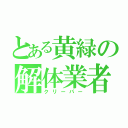 とある黄緑の解体業者（クリーパー）