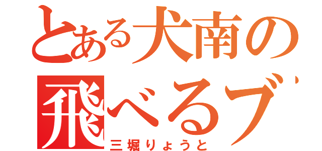 とある犬南の飛べるブタ（三堀りょうと）