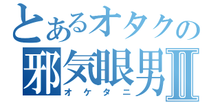 とあるオタクの邪気眼男Ⅱ（オケタニ）