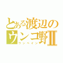 とある渡辺のウンコ野郎Ⅱ（ウンペイン）