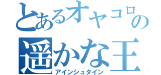 とあるオヤコロの遥かな王子（アインシュタイン）