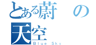 とある蔚藍の天空（Ｂｌｕｅ Ｓｋｙ）