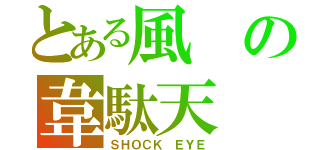 とある風の韋駄天（ＳＨＯＣＫ ＥＹＥ）