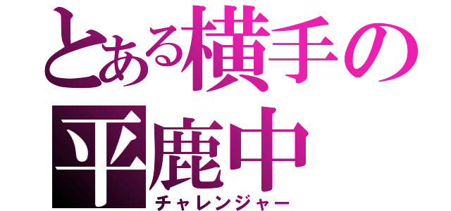 とある横手の平鹿中（チャレンジャー）