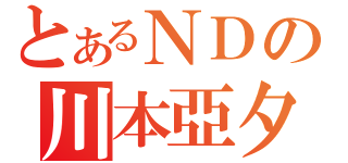 とあるＮＤの川本亞夕（）