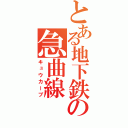 とある地下鉄の急曲線（キュウカーブ）