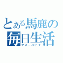 とある馬鹿の毎日生活（アメーバピグ）