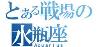 とある戦場の水瓶座（Ａｑｕａｒｉｕｓ）