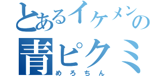 とあるイケメンの青ピクミン（めろちん）