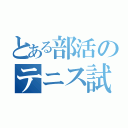 とある部活のテニス試合（）