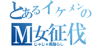 とあるイケメンのＭ女征伐（じゃじゃ馬馴らし）