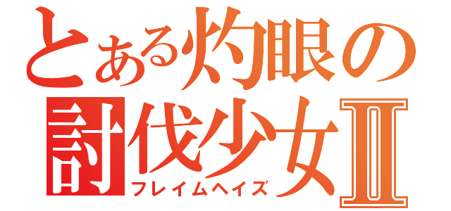 とある灼眼の討伐少女Ⅱ（フレイムヘイズ）