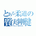 とある柔道の質実剛健（ＦＵＪＩＷＡＲＡ）